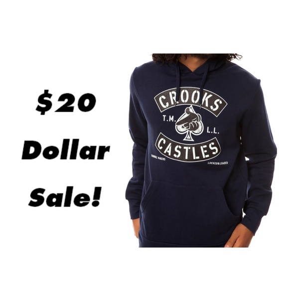 crooks and castles Other - Crooks and Castles  Men's Blue Pullover Small
